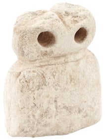 ANCIENT NEAR EASTERN MESOPOTAMIAN CARVED EYE IDOL