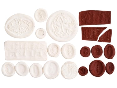 ANCIENT INTAGLIO IMPRESSION PIECES FOR MOLDING JEWELRY
