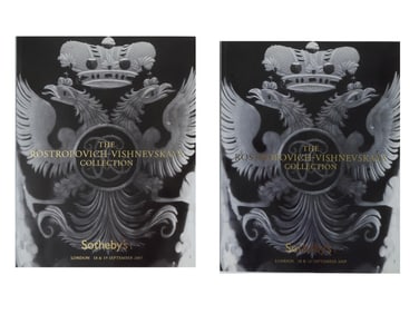 ROSTROPOVICH VISHNEVSKAYA COLLECTION SOTHEBYS CATALOGS