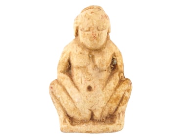EGYPTIAN HAND CARVED NATURAL MATERIAL EROTIC PENDANT
