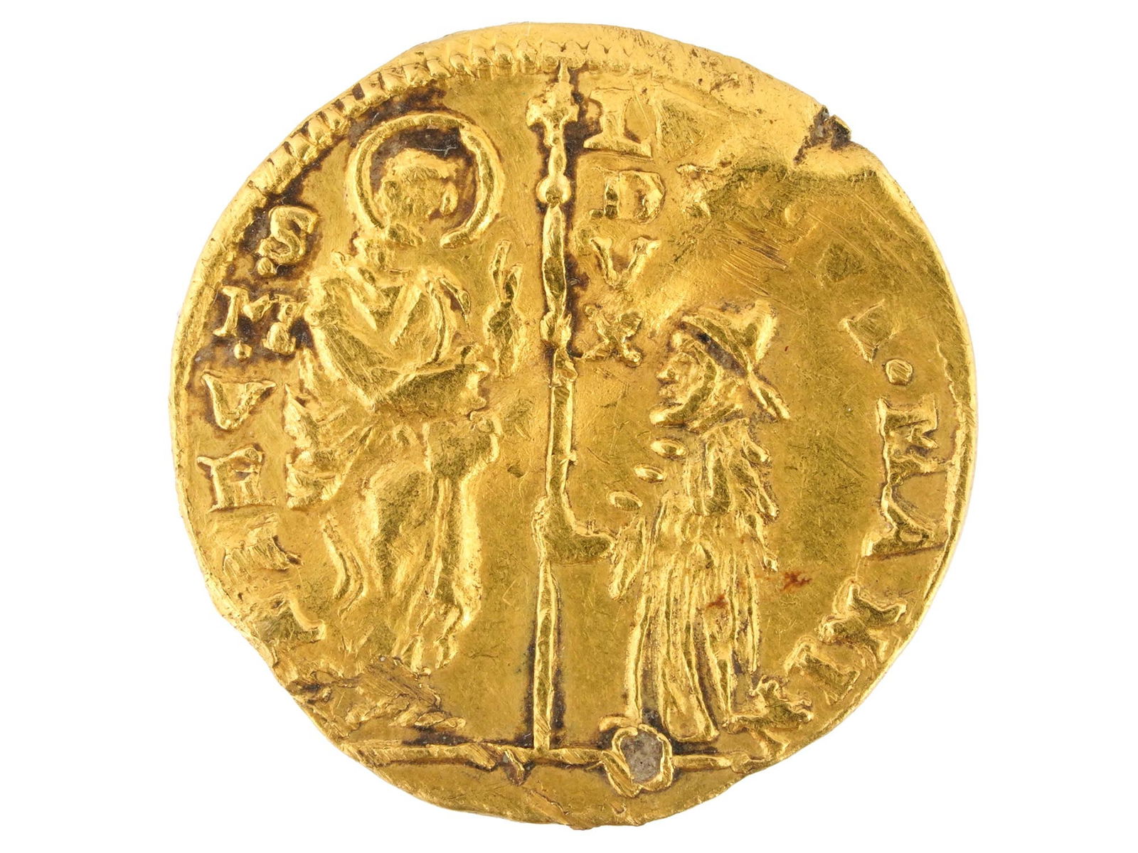 ITALY MICHAEL STENO 22K GOLD DUCAT COIN 1400 1413 (1 of 3)