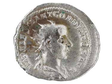 ANCIENT ROMAN GORDIAN III ANTONINIANUS SILVER COIN