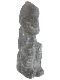 ANCIENT PRE COLUMBIAN CARVED HARD STONE IDOL