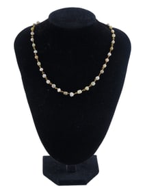 ANCIENT IMPERIAL ROMAN 22K GOLD BEADED NECKLACE