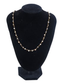 ANCIENT IMPERIAL ROMAN 22K GOLD BEADED NECKLACE