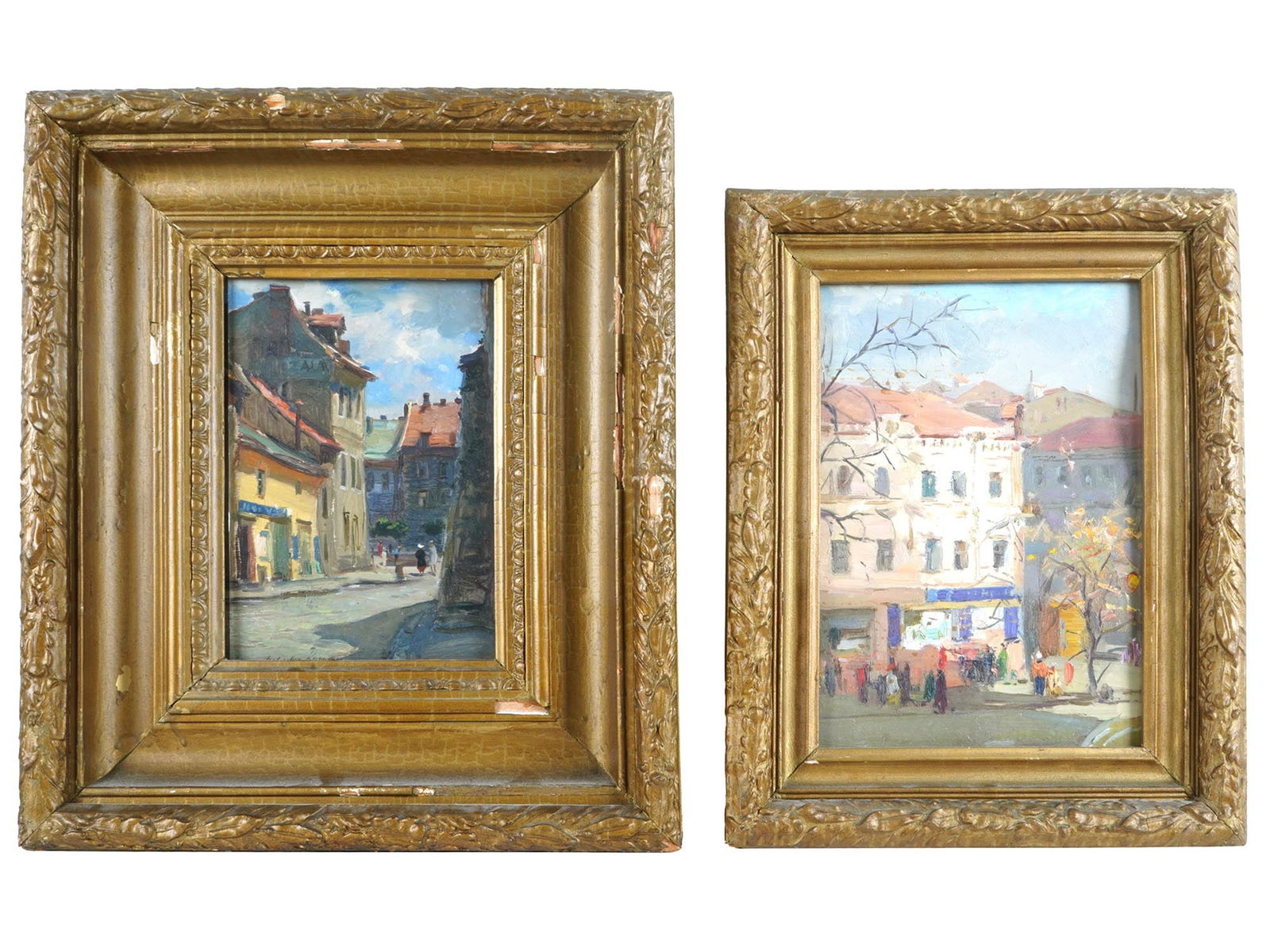 RUSSIAN VLADIMIR BOGATKIN OIL CITYSCAPE PAINTINGS (1 of 7)