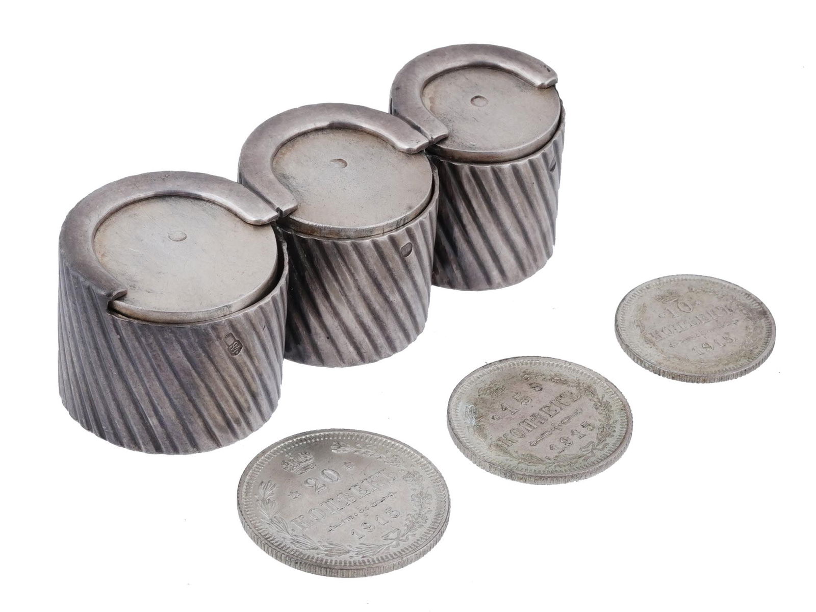 ANTIQUE RUSSIAN SILVER COIN HOLDER YAKOV RAPPAPORT (1 of 11)