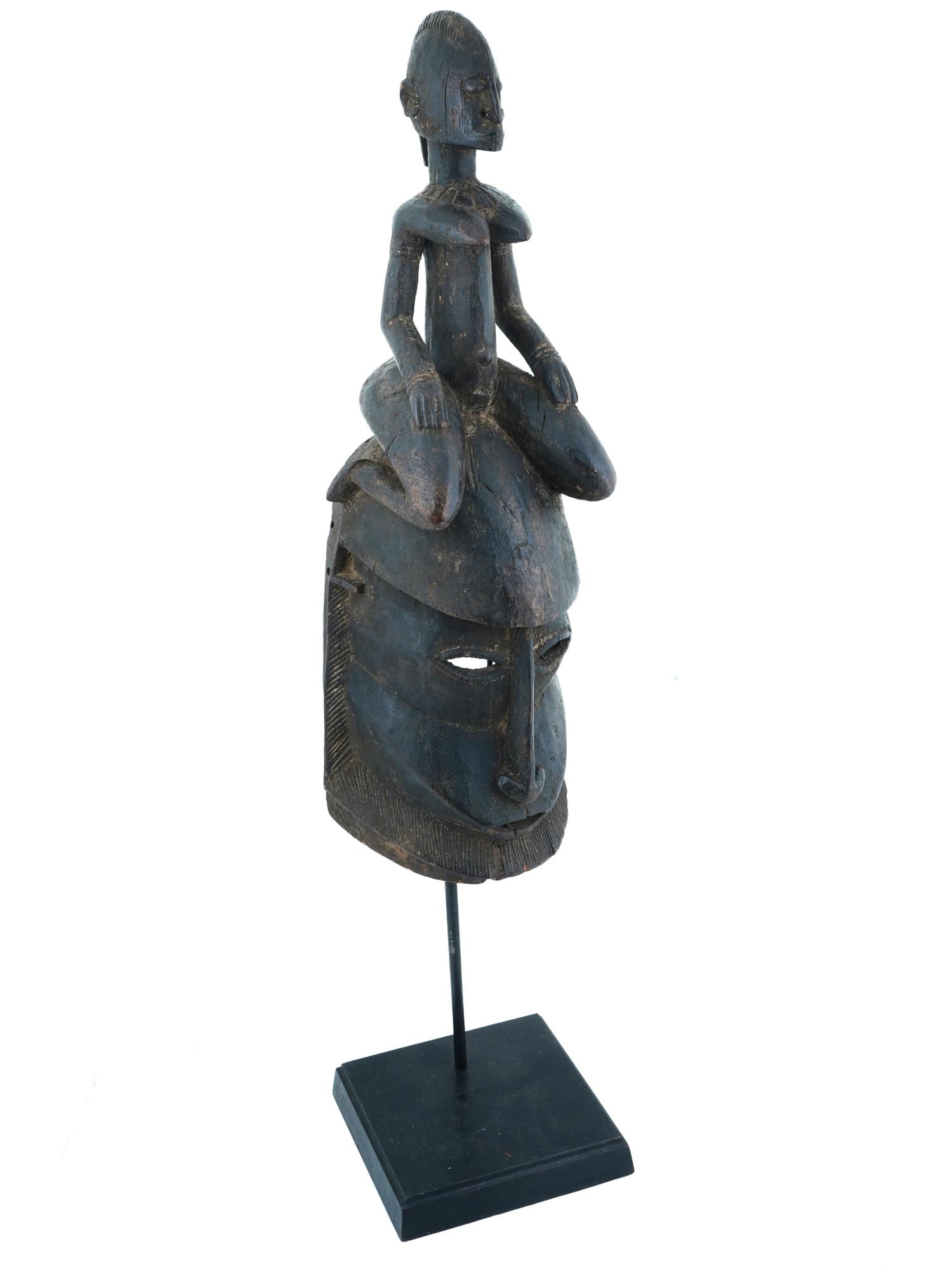 WEST AFRICAN DOGON PEOPLE WOODEN MASK FROM MALI (1 of 7)