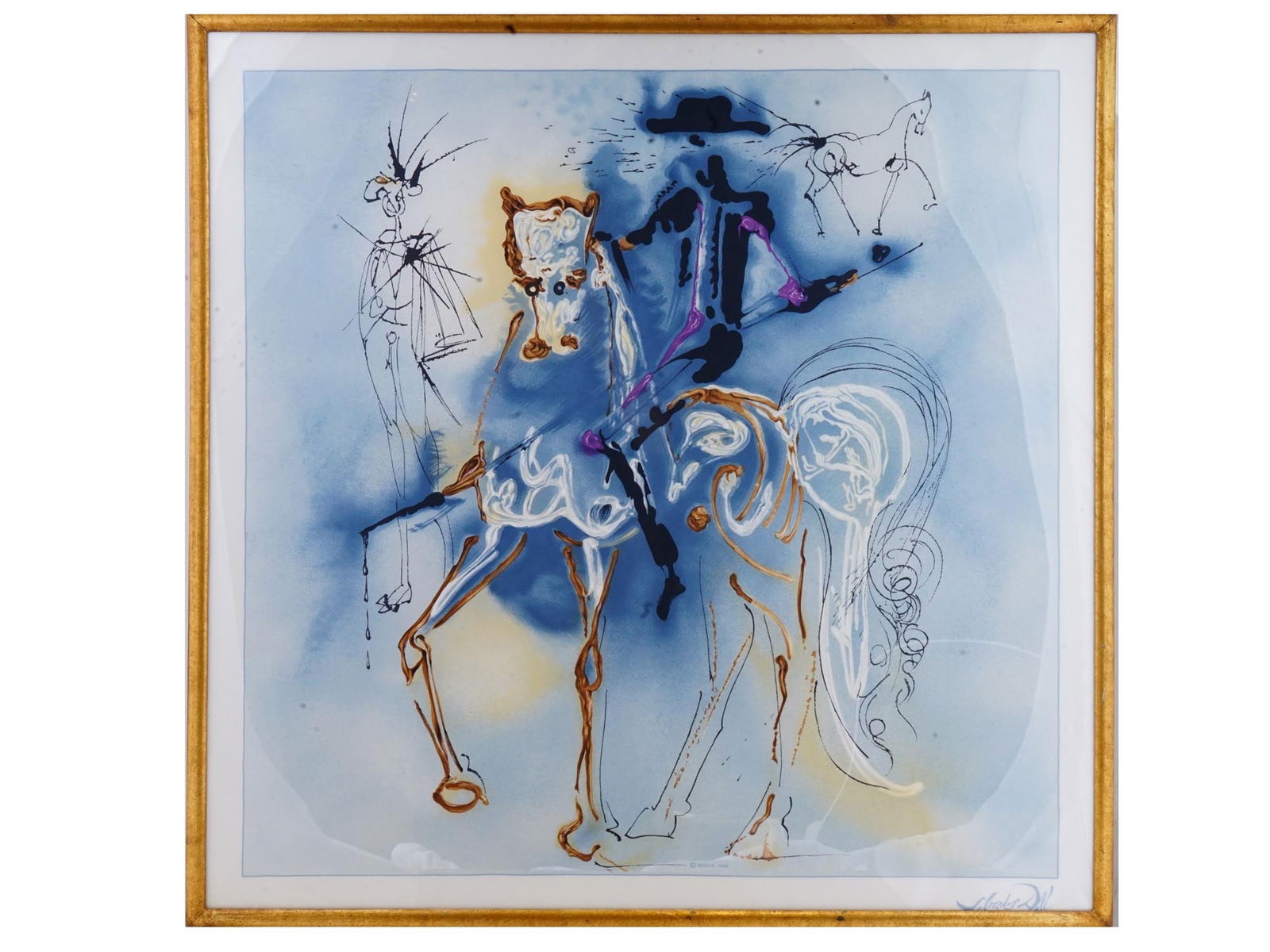 SPANISH SALVADOR DALI PICADOR ART PRINT 1988 (1 of 6)