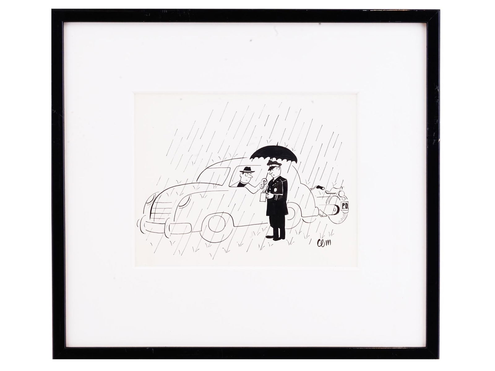 ORIGINAL AMERICAN MAGAZINE ILLUSTRATION BY CEM (1 of 5)