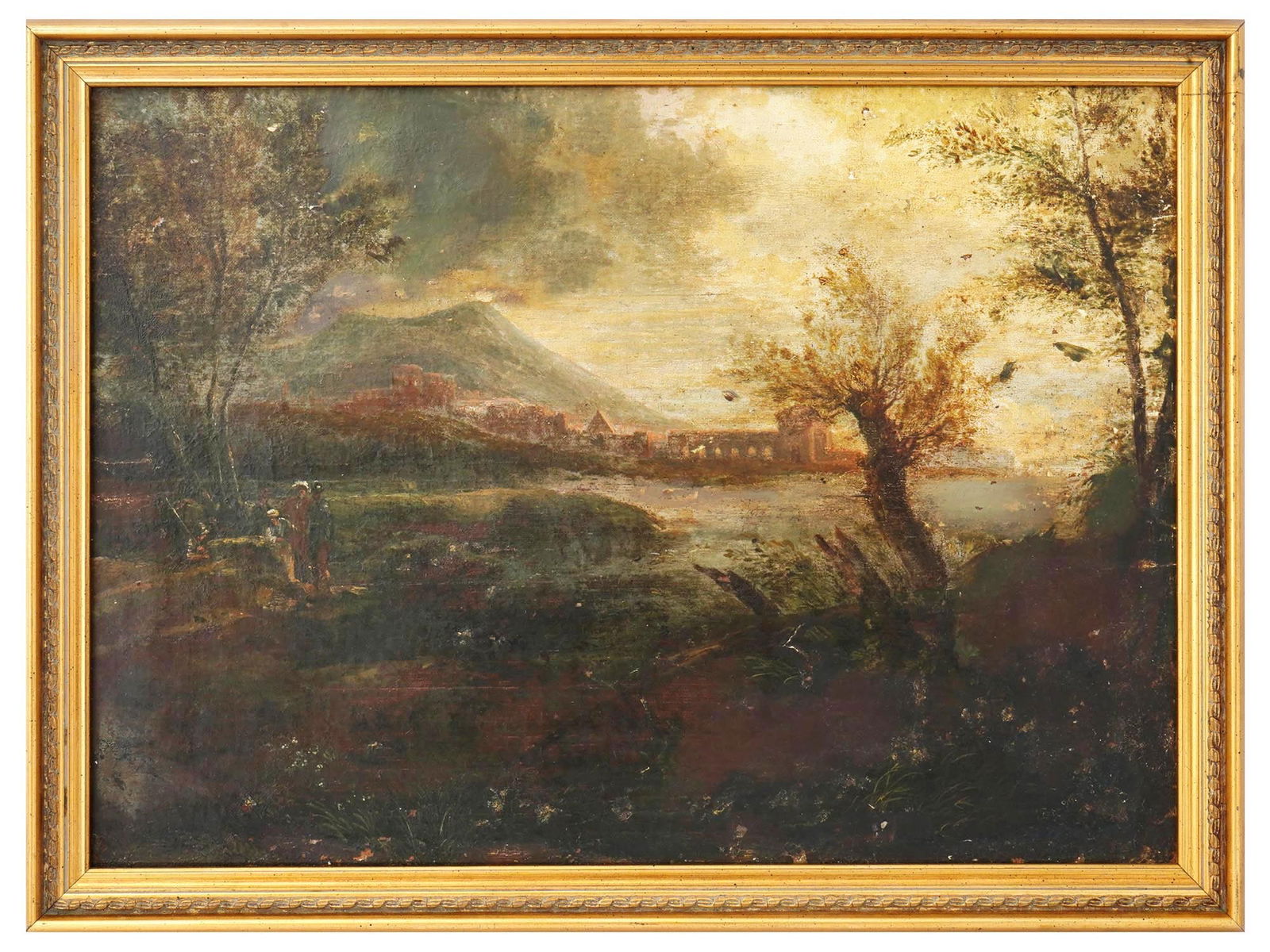 ATTR TO JOHANN GEORG VON DILLIS LANDSCAPE PAINTING (1 of 4)