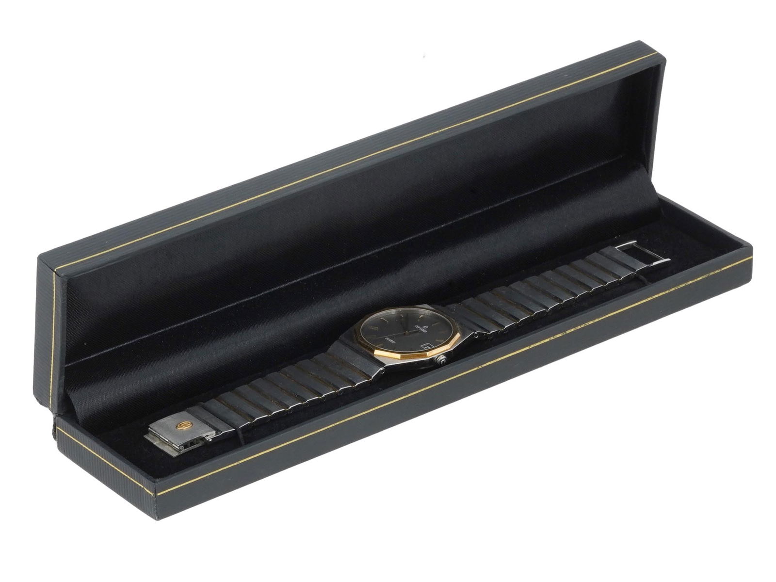 CONCORD MARINER 18K GOLD STAINLESS WRIST WATCH IOB (1 of 10)