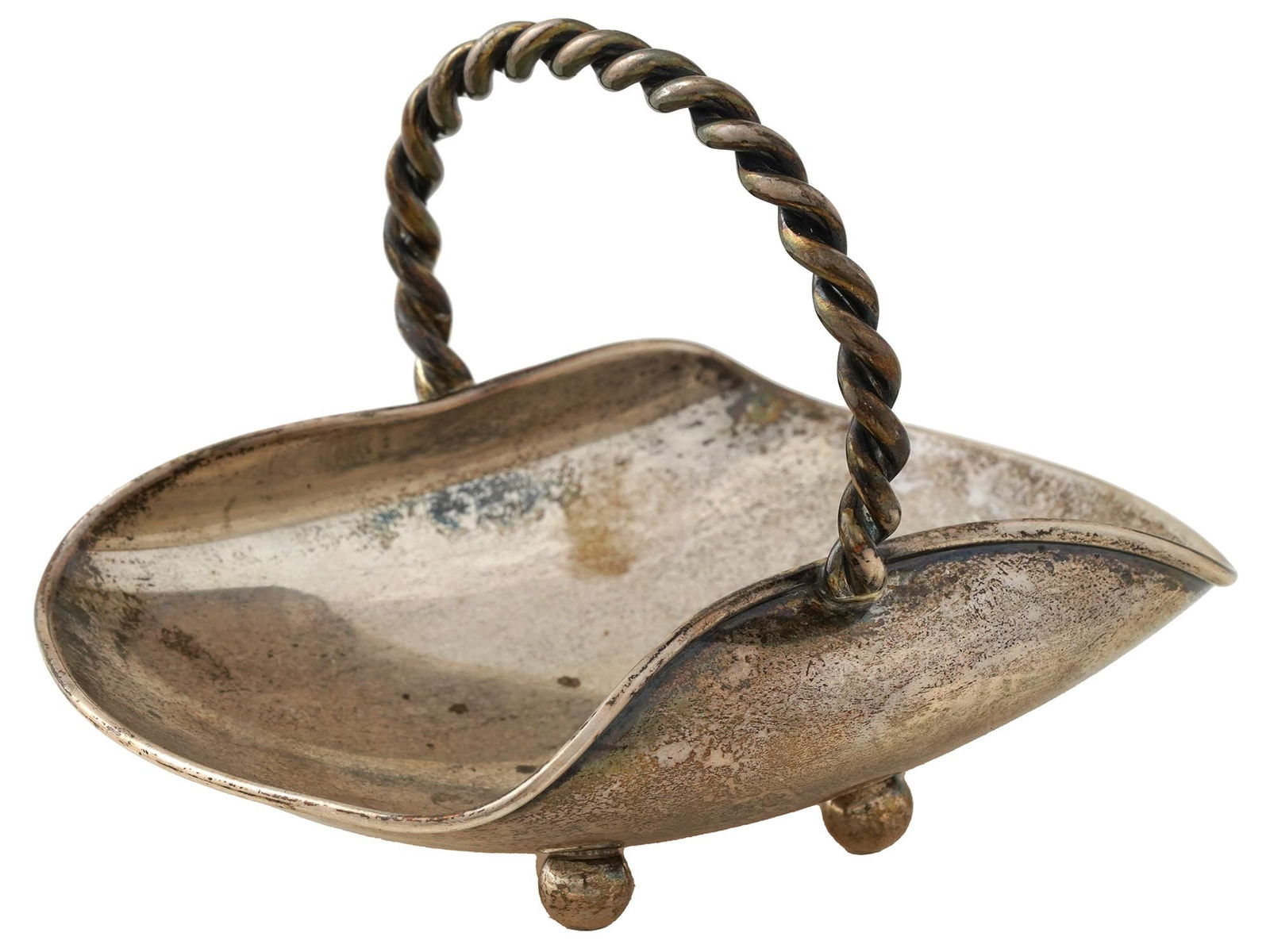 VINTAGE CARTIER STERLING SILVER SERVING BASKET (1 of 7)