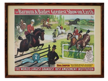 BARNUM AND BAILEY GREATEST SHOW CIRCUS PRINT