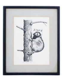 AUSTRALIAN ANIMAL LITHOGRAPH BY DAVID CHANDLER