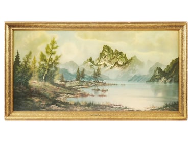 AFTER GERRITJEN WIJMER MOUNTAIN LANDSCAPE PRINT