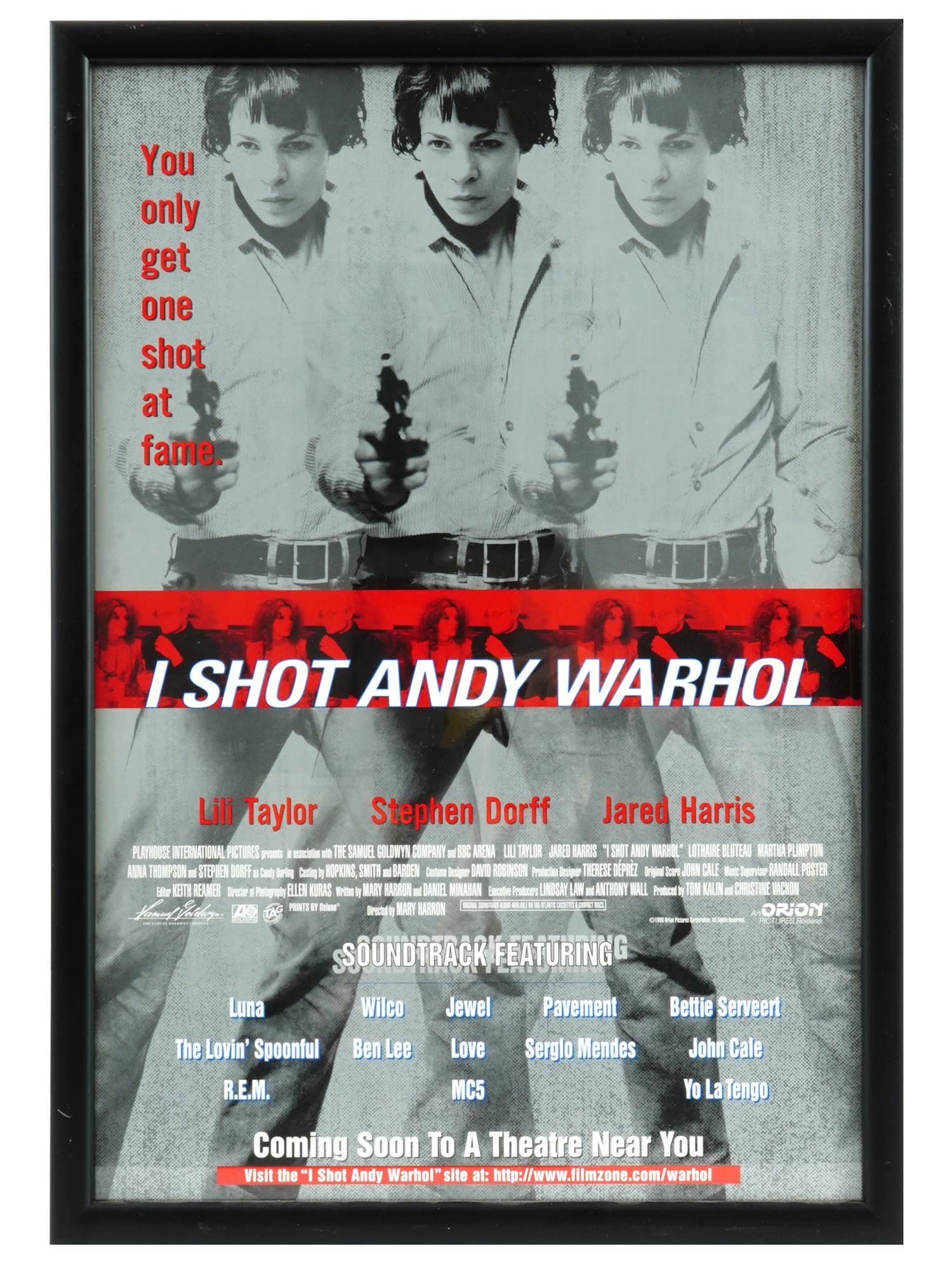 1996 ORIGINAL MOVIE POSTER I SHOT ANDY WARHOL (1 of 3)