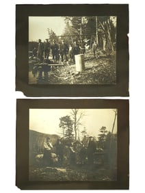 TWO HISTORICAL ANTIQUE AMERICAN PHOTOS