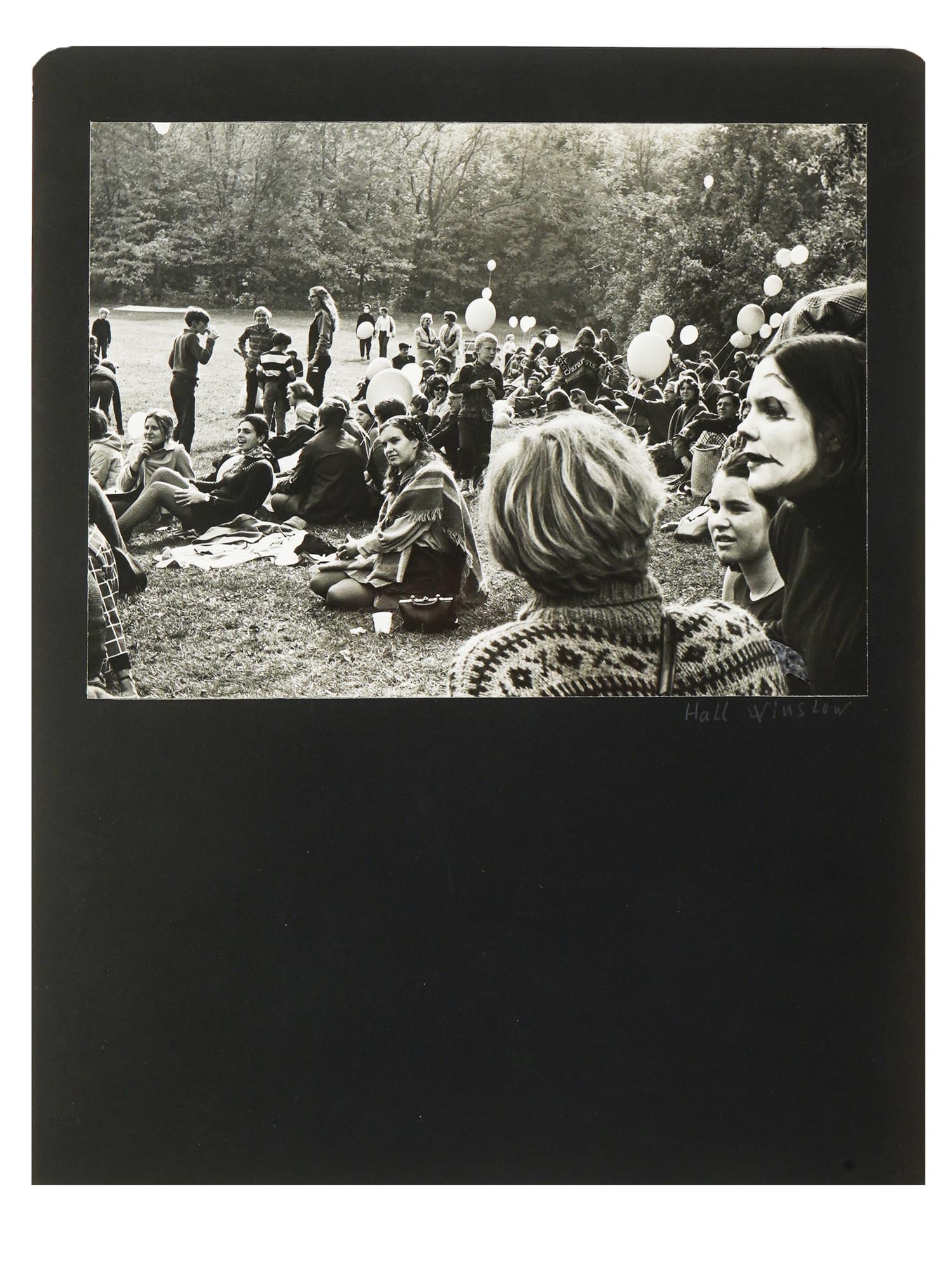 VINTAGE PHOTOGRAPH WINSLOW HALL THEATRICAL PERFORMANCE (1 of 4)