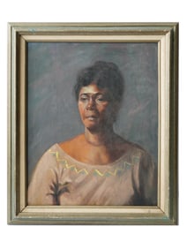 AMERICAN PORTRAIT OIL PAINTING BY GEORGE DANGMAN