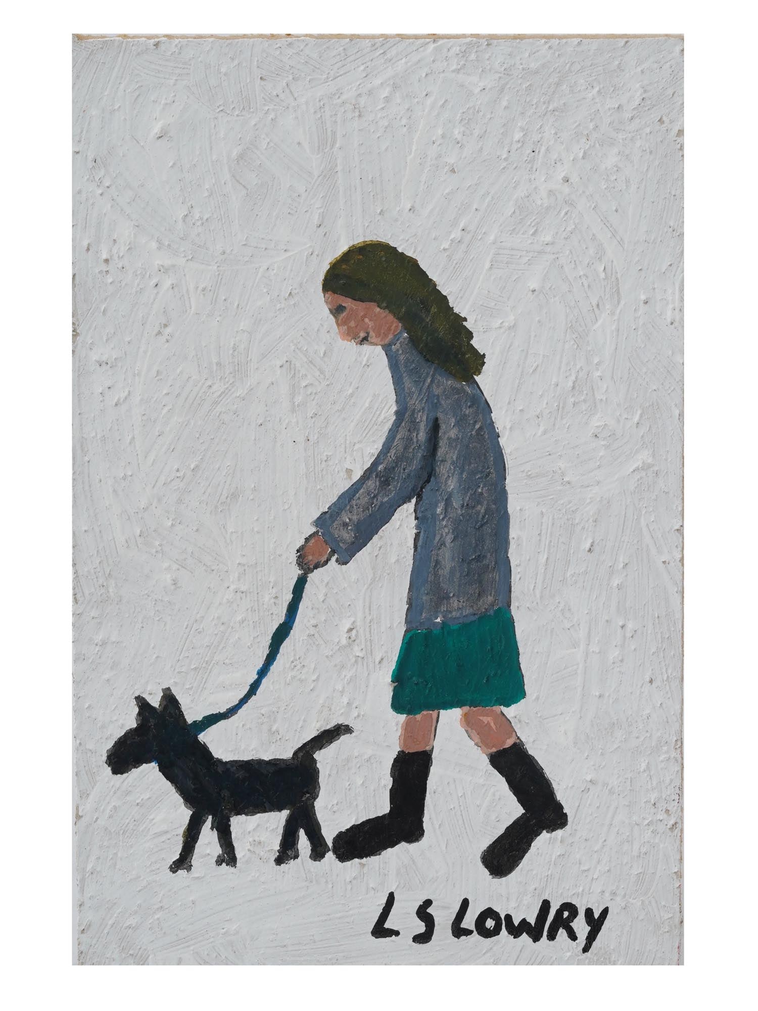 ENGLISH PAINTING ATTR TO LAURENCE STEPHEN LOWRY (1 of 4)