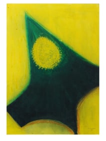 CUBAN RAUL MILIAN ABSTRACT MIXED MEDIA PAINTING