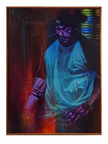 PESU CONTEMPORARY JAPANESE MIXED MEDIA PAINTING