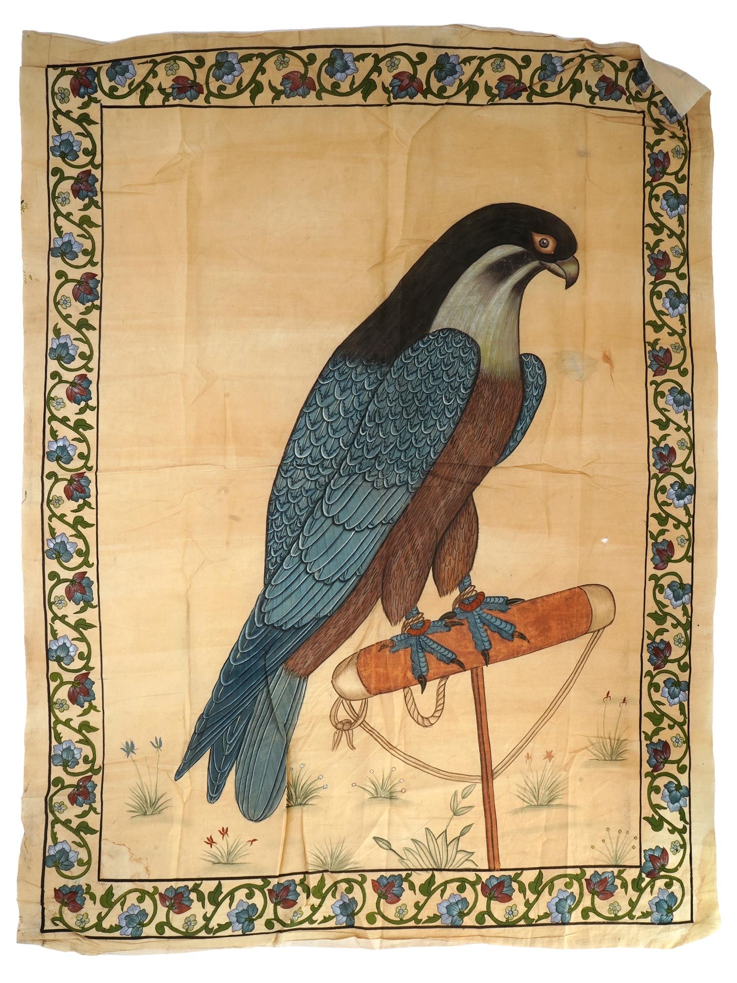 INDIAN MUGHAL MANNER BATIK PAINTING AFTER USTAD MANSUR (1 of 5)