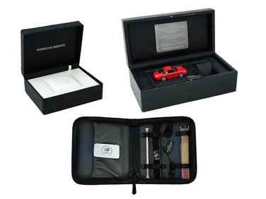 PORSCHE DESIGN WATCH BOXES AND FORTIS COSMONAUTS CASE