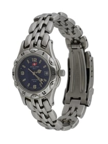 VICTORINOX SWISS ARMY DHC STAINLESS STEEL WRISTWATCH