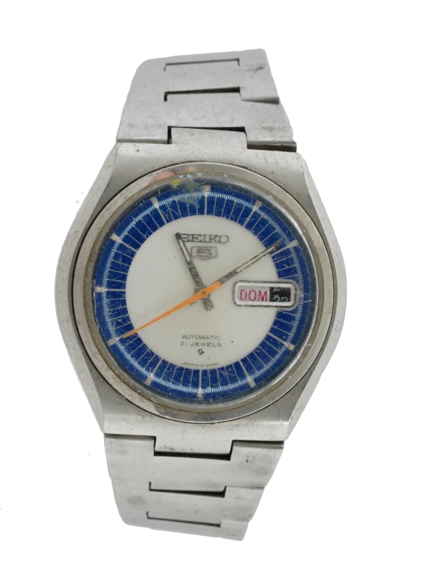 VINTAGE SEIKO 21 JEWELS AUTOMATIC WRISTWATCH (1 of 5)