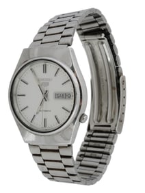 1980S SEIKO STAINLESS STEEL AUTOMATIC WRISTWATCH