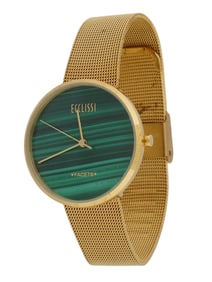 ECCLISSI FACETS MALACHITE DIAL LADIES WRISTWATCH