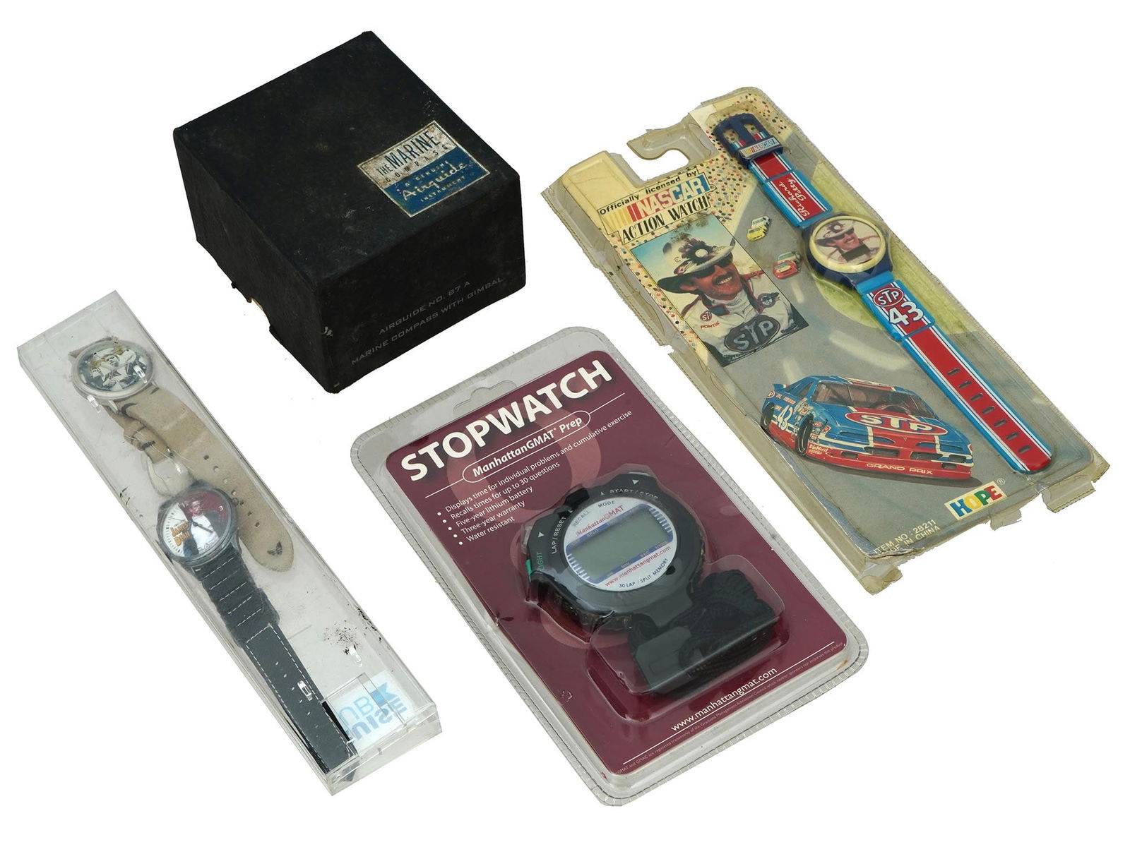 VINTAGE COMPASSES AND WRISTWATCHES IOB (1 of 6)