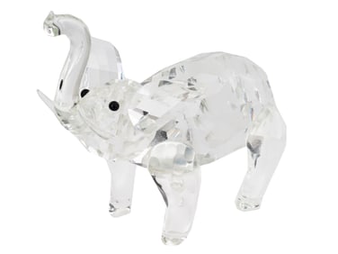 MINIATURE SWAROVSKI CRYSTAL ELEPHANT FIGURINE