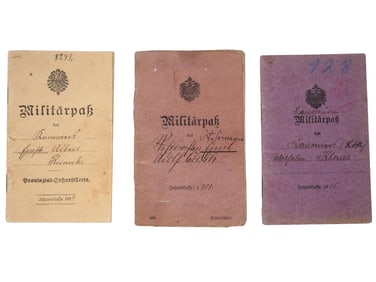 WWI ERA PRUSSIAN MILITARY ID DOCUMENTS
