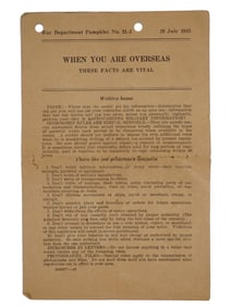29 JULY 1943 US WAR DEPARTMENT PAMPHLET NO 21 1 TEXT