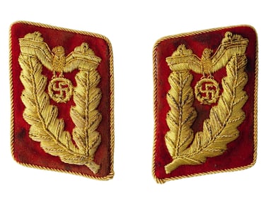 PAIR OF WWII NAZI GERMAN NSDAP GAULEITER COLLAR TABS