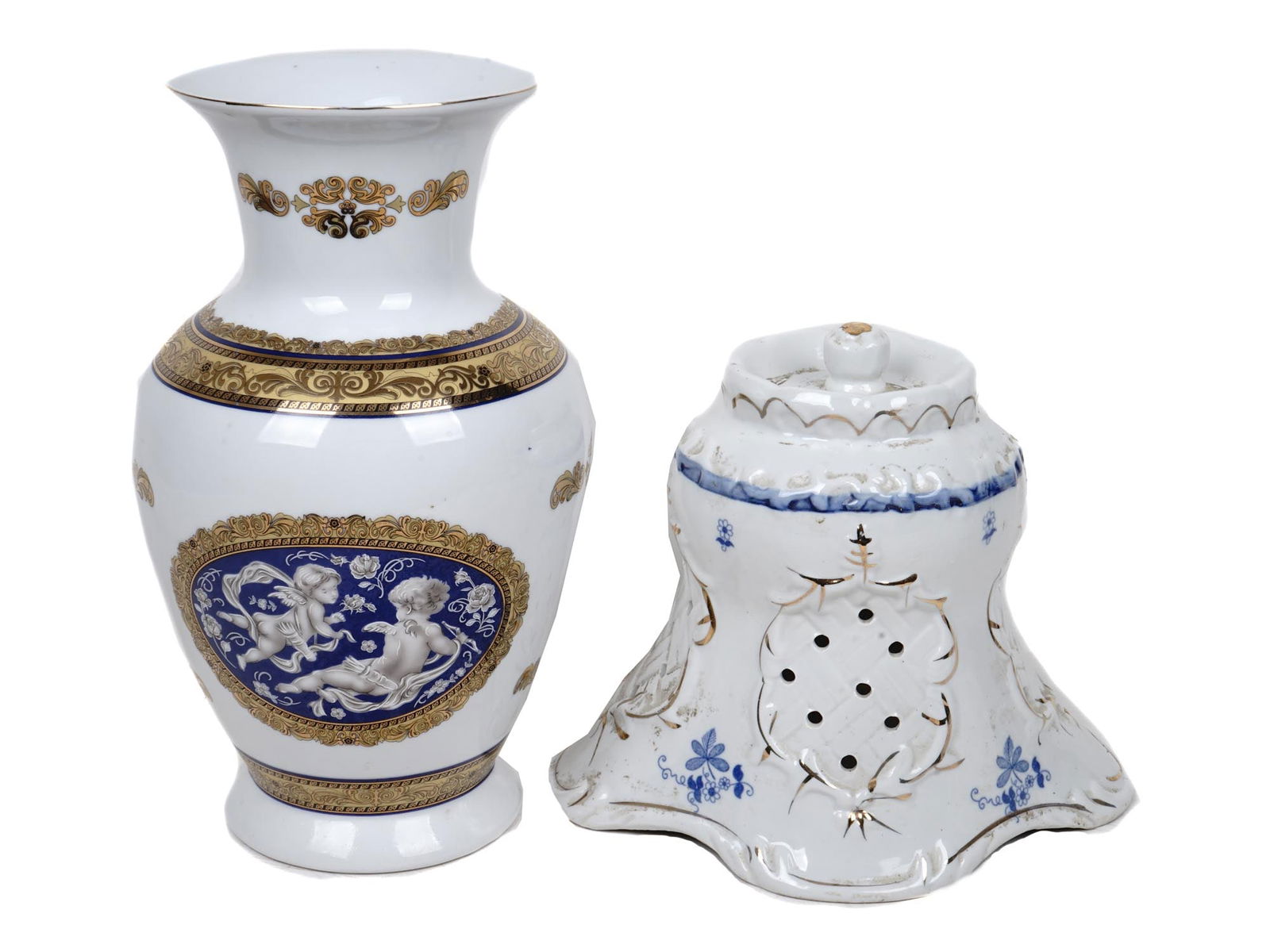 TWO VINTAGE PORCELAIN ITEMS FOR HOME DECOR (1 of 9)