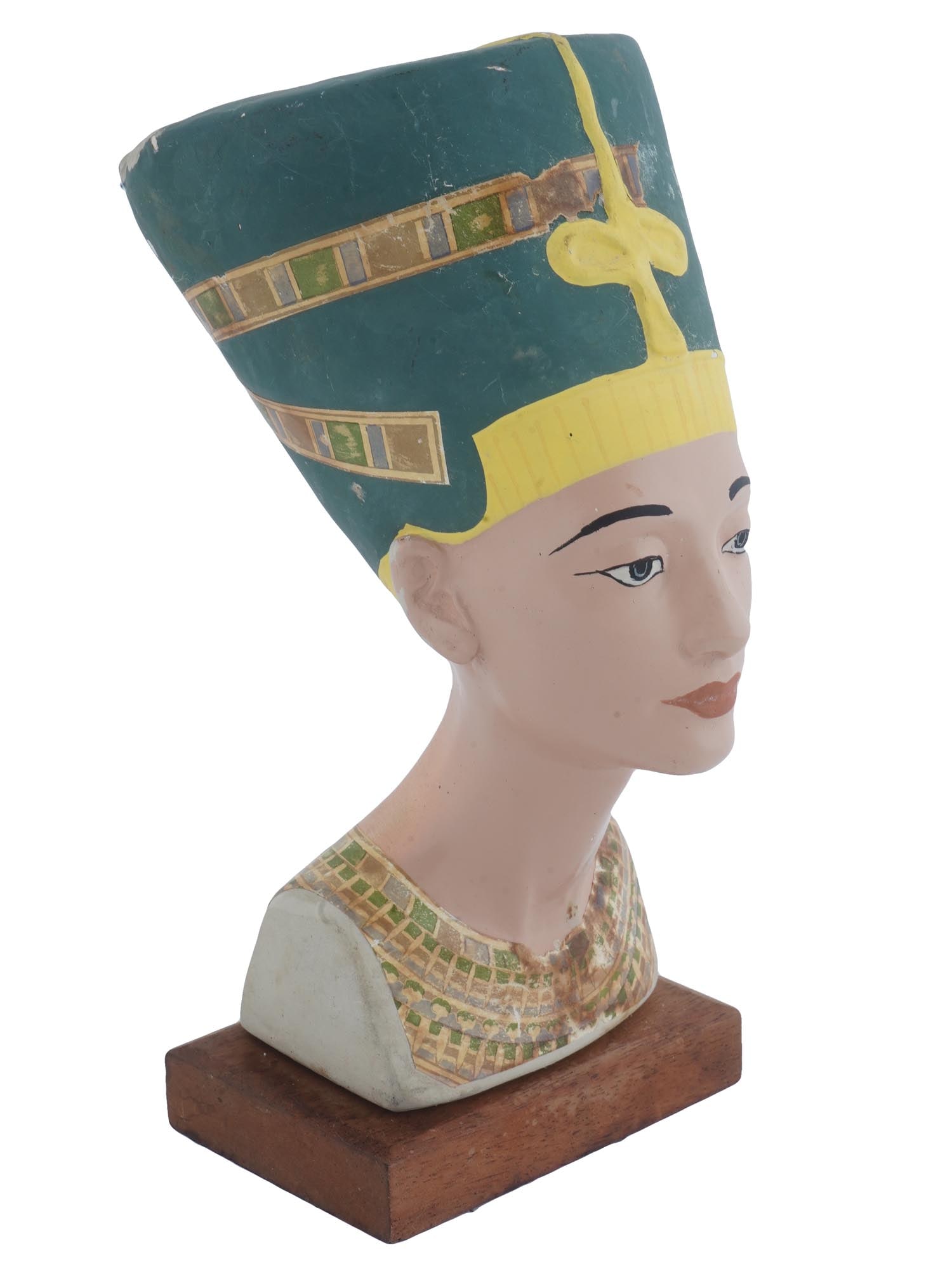 VINTAGE BUST REPRODUCTION EGYPTIAN QUEEN NEFERTITI (1 of 8)