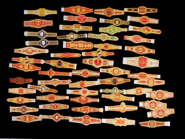 LARGE COLLECTION CUBAN CIGAR LABELS EARLY 20TH C