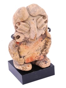 ANCIENT PRE COLUMBIAN CHUPICUARO FIGURINE PRETTY LADY