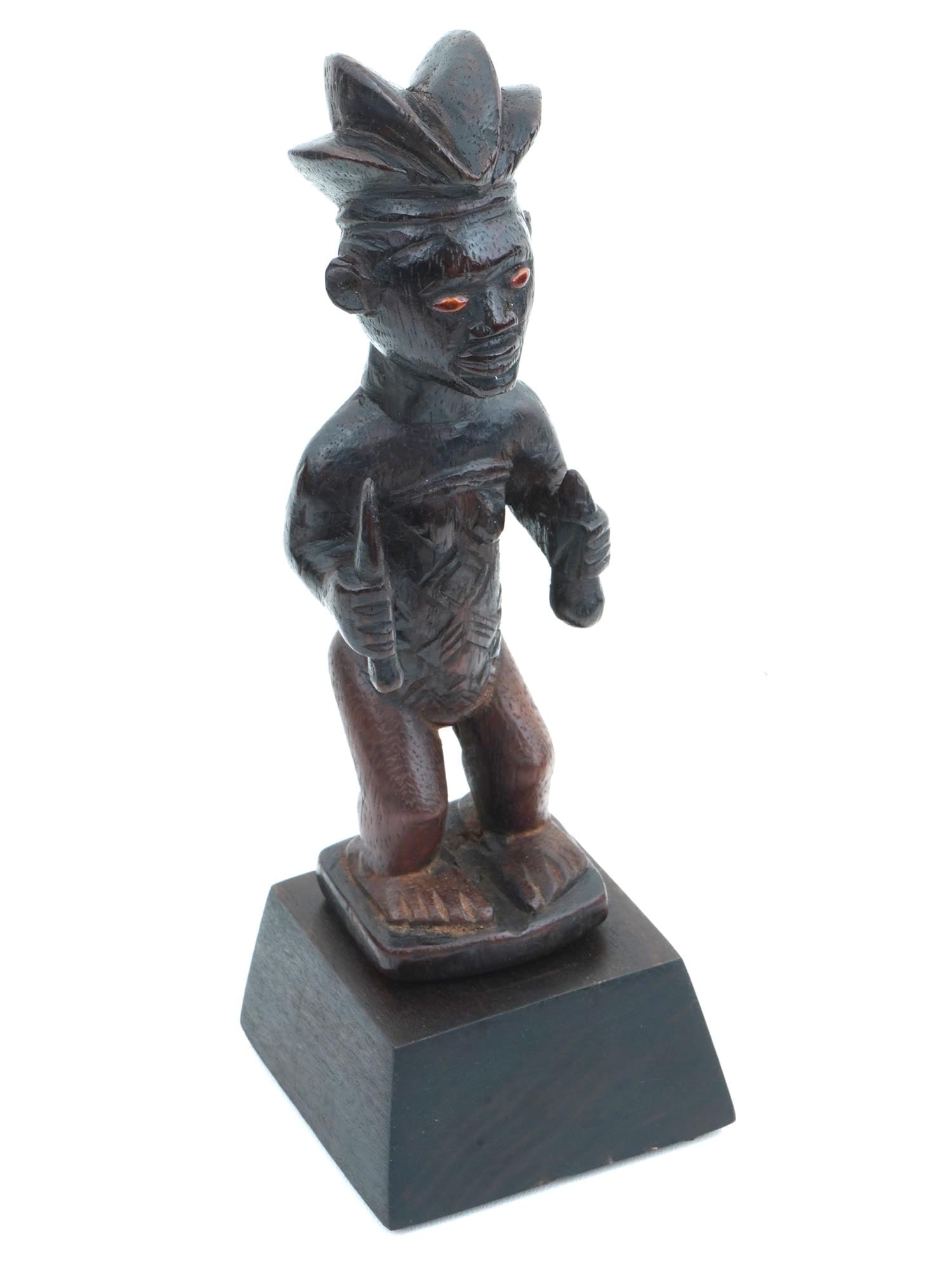 SMALL CENTRAL AFRICA CONGO BEMBE ANCESTOR FIGURINE (1 of 5)