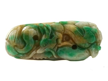 ANTIQUE CHINESE CARVED JADE AMULET CA EARLY 2OTH C