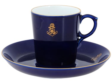 WWII ERA MILITARY JAPANESE FUKAGAWA COFFEE CUP SAUCER