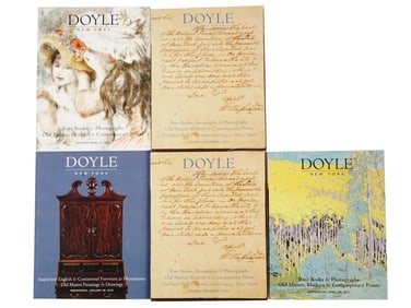 DOYLE AUCTION CATALOGUES RARE BOOKS AND PRINTS