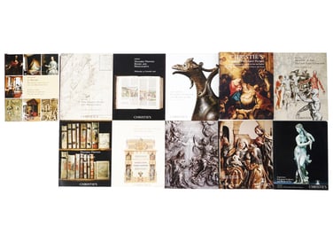 CHRISTIES AUCTION CATALOGUES ART AND MANUSCRIPTS