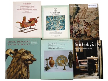 ALBUMS AND AUCTION CATALOGS ON DECORATIVE ARTS