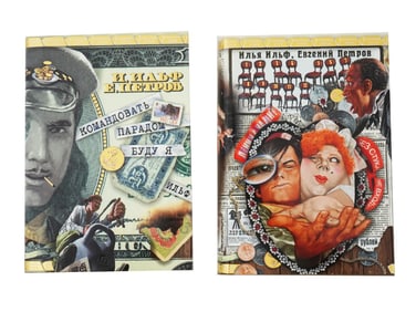 2003 ILLUSTRATED NOVEL BOOKS BY ILF AND PETROV