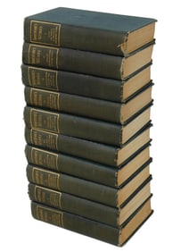 1911 WORKS OF WILLIAM SHAKESPEARE IN TEN VOLUMES
